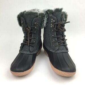 Report Ursela Faux Fur Trimmed Duck Boot s…